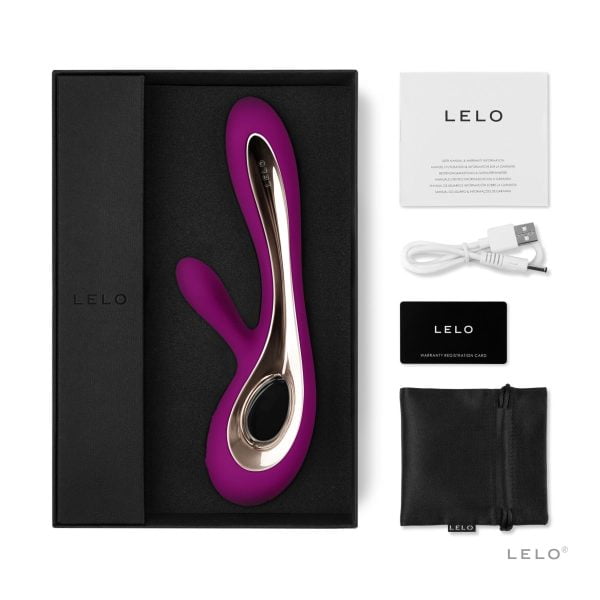 Вібратор-кролик LELO Soraya 2 Deep Rose, 12 режимів вібрації, до 4 годин роботи - Зображення 3