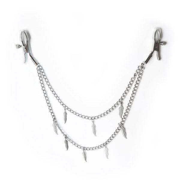 Затискачі з подвійним ланцюжком для сосків Art of Sex – Dream Catcher - Зображення 2